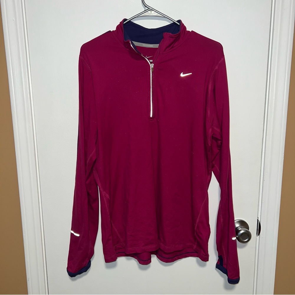 Nike | Pink and Purple Quarterzip